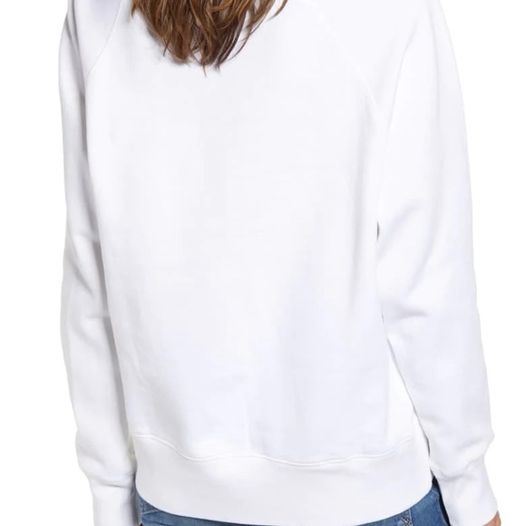 Zadig + Voltaire NWT Skull Studs White Sweatshirt Sm NEW - Picture 8 of 11
